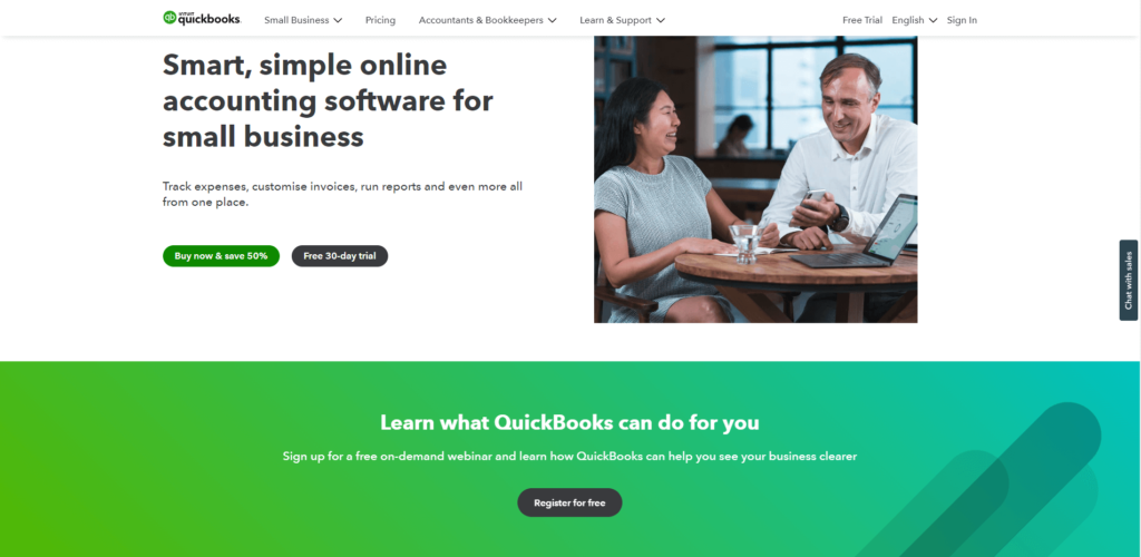 Quickbooks business accounting software