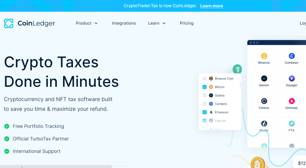 CoinLedger blockchain accounting