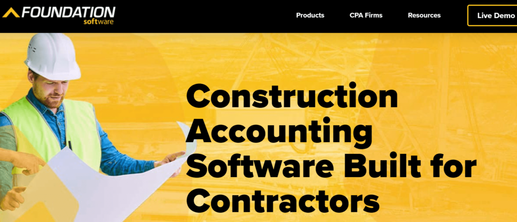 Foundation construction accounting software
