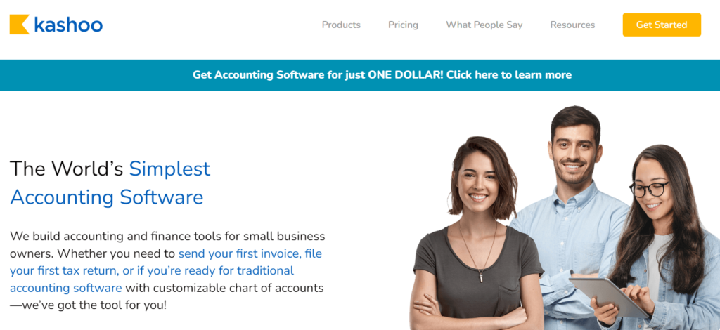 Kashoo business accounting software