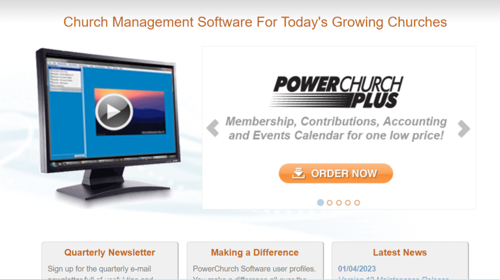 PowerChurch church accounting software