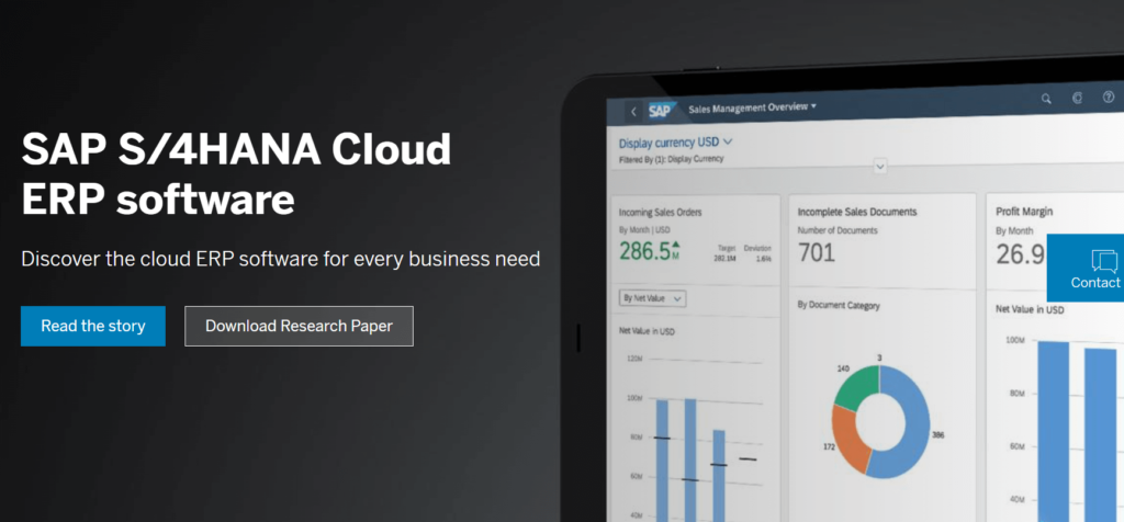 SAP S/4HANA Cloud ERP Accounting